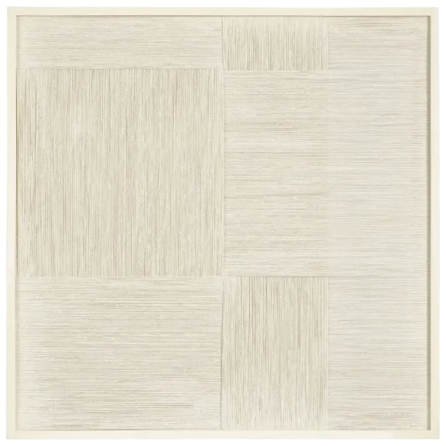Muurdecoratie beige - l70xb3xh70cm
