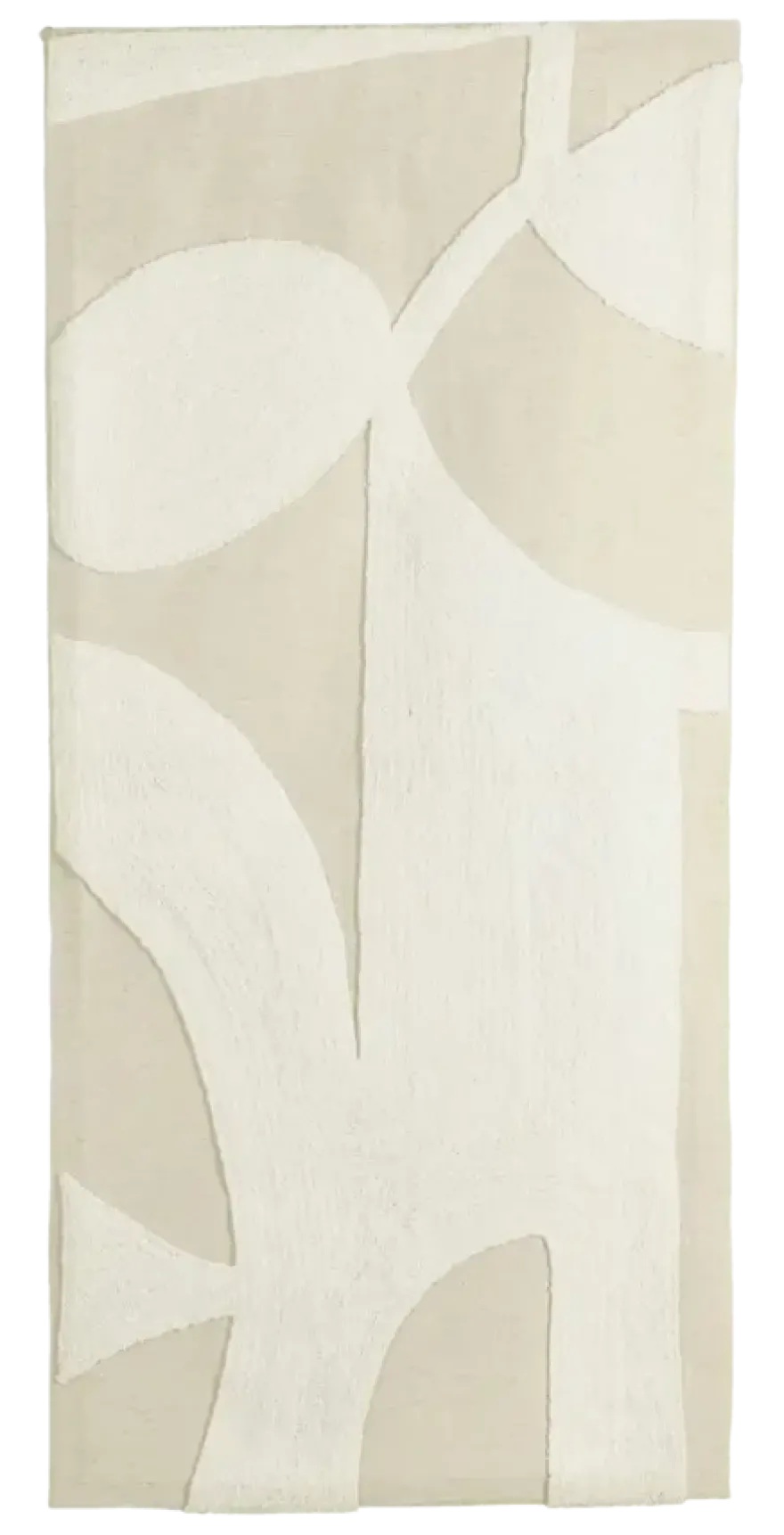 Muurdecoratie off white FSC 100% - l130xb60xh4cm