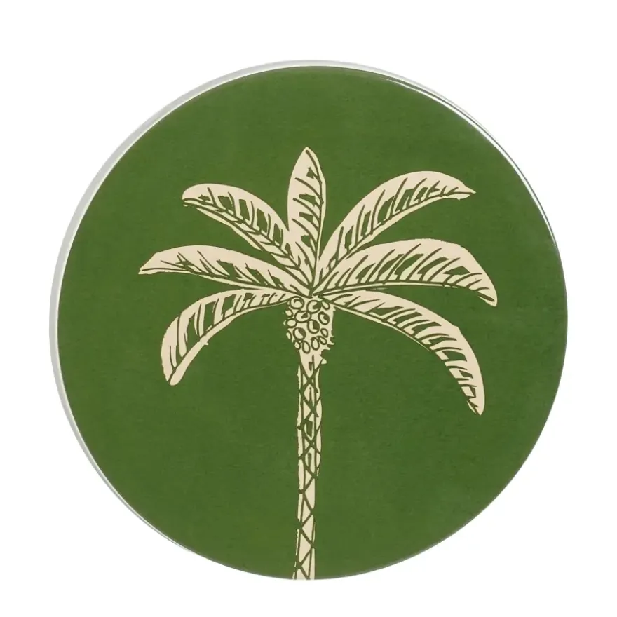 Muurdecoratie palmboom groen - h1,5xd21cm