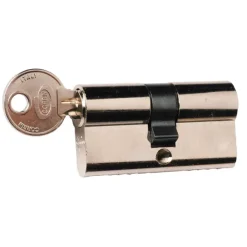 NEMEF profielcilinder nikkel 30/30 mm gelijksluitend (2 stuks)