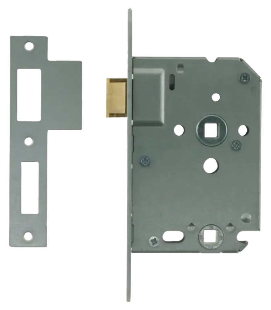 NEMEF 1200 serie insteekslot badkamerslot/wc-slot met gelakte voorplaat Doorn 50mm PC 63mm