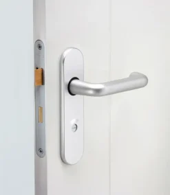 NEMEF 1200 serie insteekslot badkamerslot/wc-slot met gelakte voorplaat Doorn 50mm PC 63mm