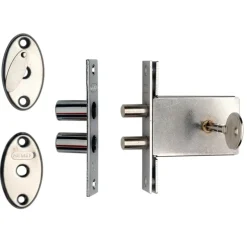 NEMEF veiligheidsbijzetslot SKG 1-ster Doorn 47mm (2 stuks gelijksluitend)