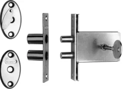 NEMEF veiligheidsbijzetslot SKG 1-ster Doorn 47mm (2 stuks gelijksluitend)