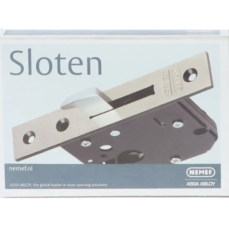 Nemef veiligheidsbijzetslot 4228/17-60mm SKG**