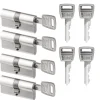 NEMEF veiligheidscilinder NF2 30/30 mm SKG 2-sterren gelijksluitend (4 stuks)