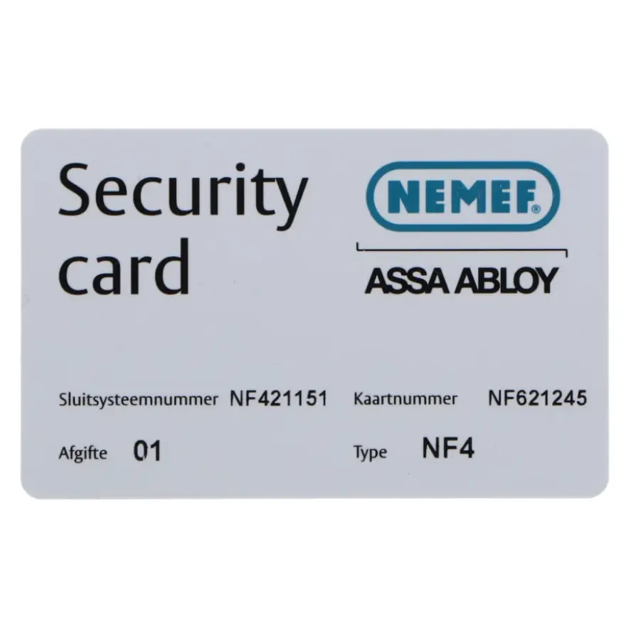 Nemef veiligheidscilinder NF4 142/9 30/45 mm SKG***