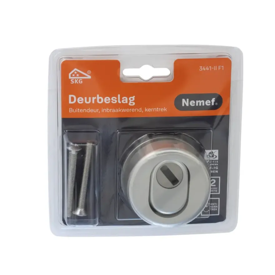NEMEF veiligheidsrozet rond met kerntrekbeveiliging 60 mm