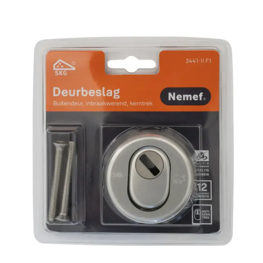 NEMEF veiligheidsrozet rond met kerntrekbeveiliging 60 mm