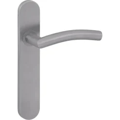 Novidade deurkrukset Hera ovaal blind schild RVS