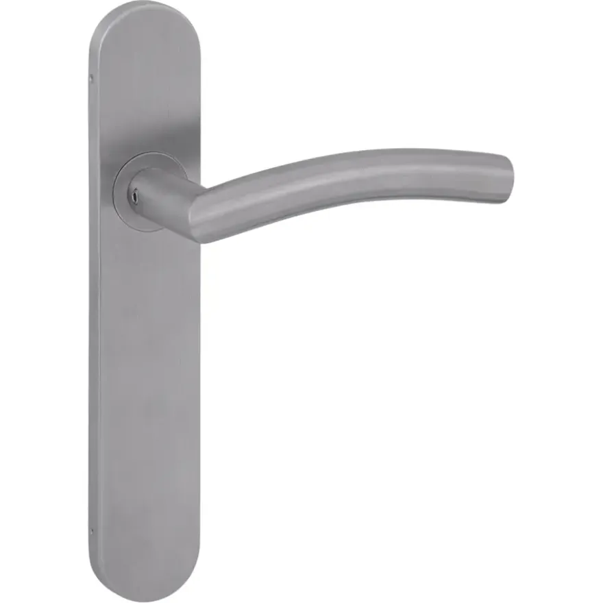 Novidade deurkrukset Hera ovaal blind schild RVS
