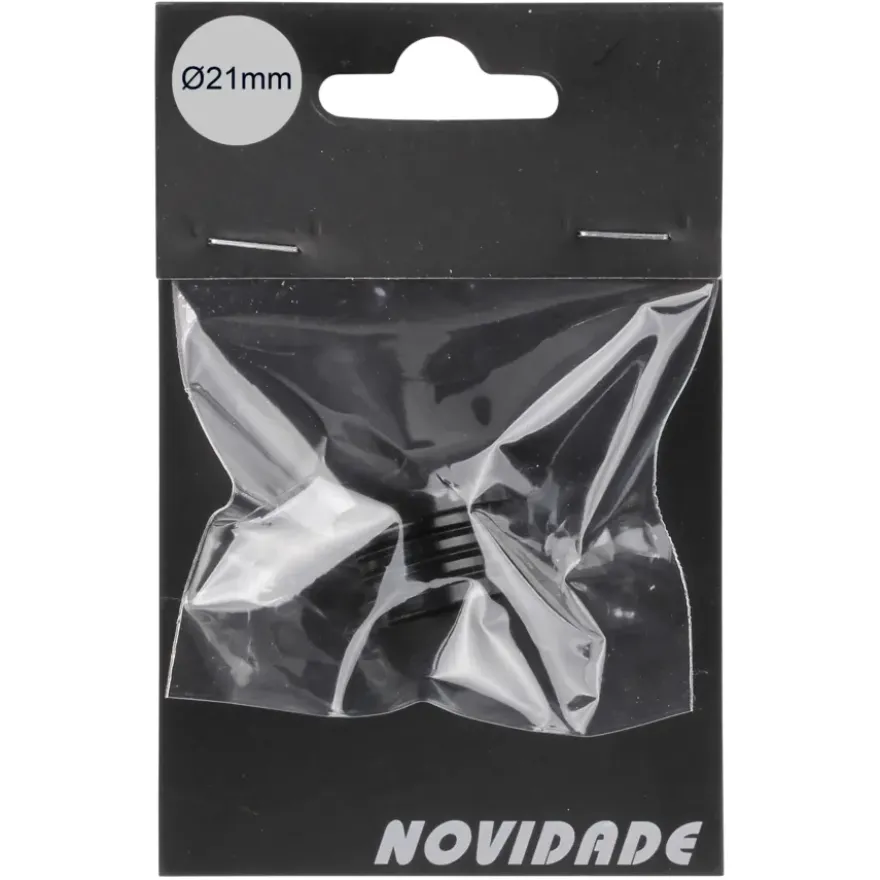 Novidade steigerbuis afdekdop zwart ø 21 mm