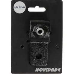 Novidade steigerbuis bevestigingsring zwart ø 21 mm