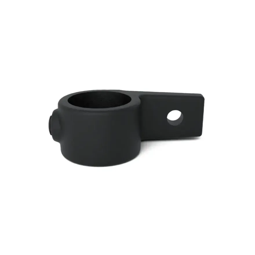 Novidade steigerbuis bevestigingsring zwart ø 21 mm