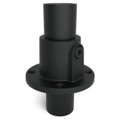 Novidade steigerbuis koppelstuk voetplaat zwart ø 27 mm