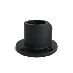 Novidade steigerbuis koppelstuk voetplaat zwart ø 27 mm