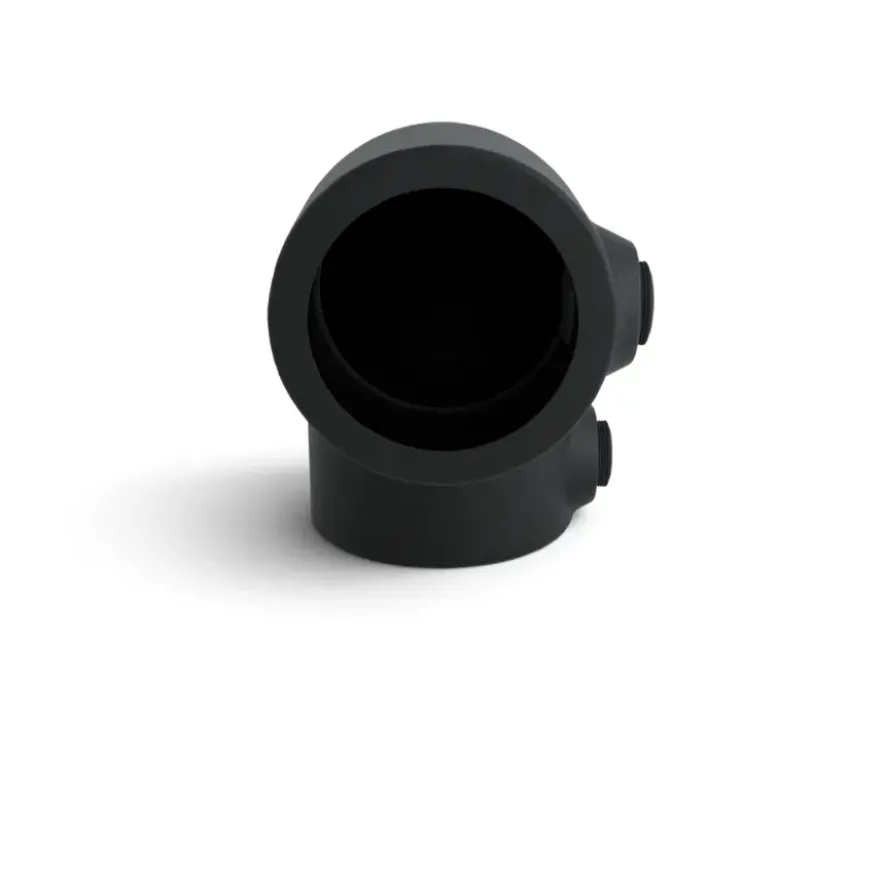 Novidade steigerbuis koppelstuk kniestuk zwart ø 21 mm