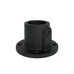 Novidade steigerbuis koppelstuk voetplaat zwart ΓΈ 21 mm