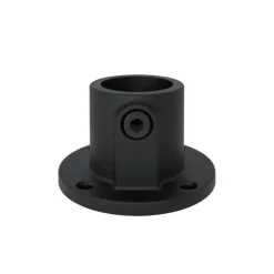 Novidade steigerbuis koppelstuk voetplaat zwart ø 21 mm