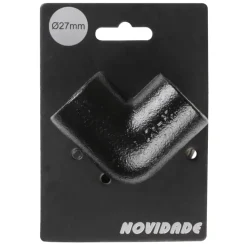 Novidade steigerbuis koppelstuk kniestuk zwart ø 27 mm