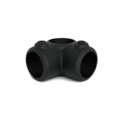 Novidade steigerbuis koppelstuk hoekstuk zwart ΓΈ 27 mm
