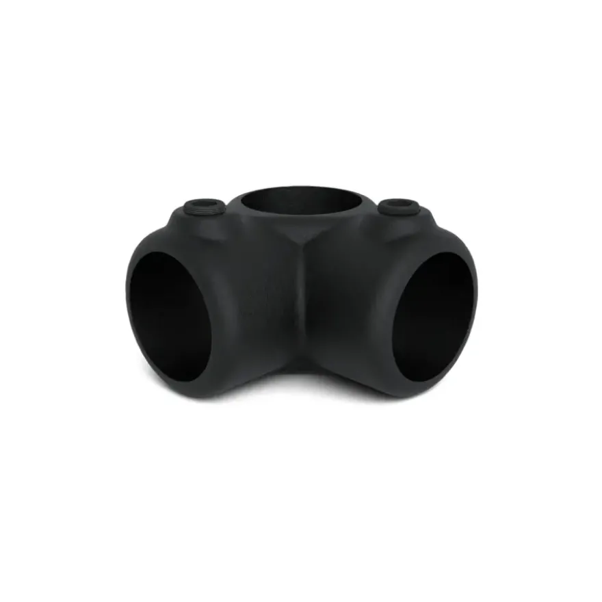 Novidade steigerbuis koppelstuk hoekstuk zwart ø 27 mm