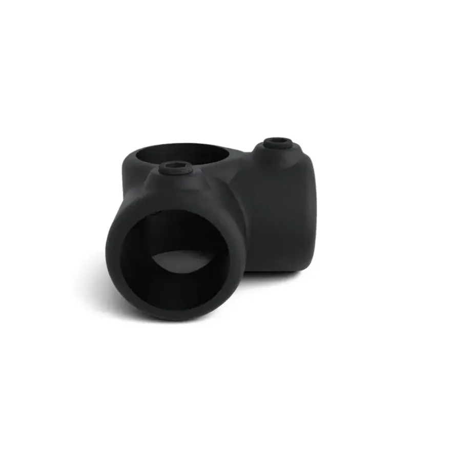 Novidade steigerbuis koppelstuk hoekstuk zwart ø 27 mm