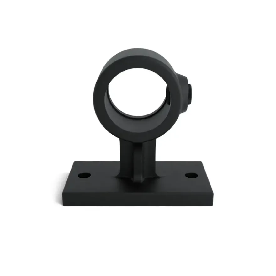 Novidade steigerbuis koppelstuk leuningdrager zwart ø 21 mm