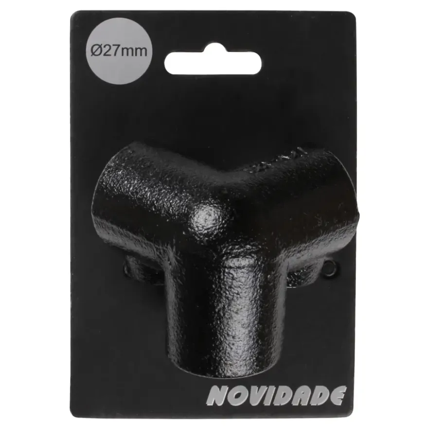 Novidade steigerbuis koppelstuk hoekstuk zwart ø 27 mm