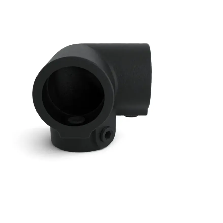 Novidade steigerbuis koppelstuk hoekstuk zwart ø 27 mm