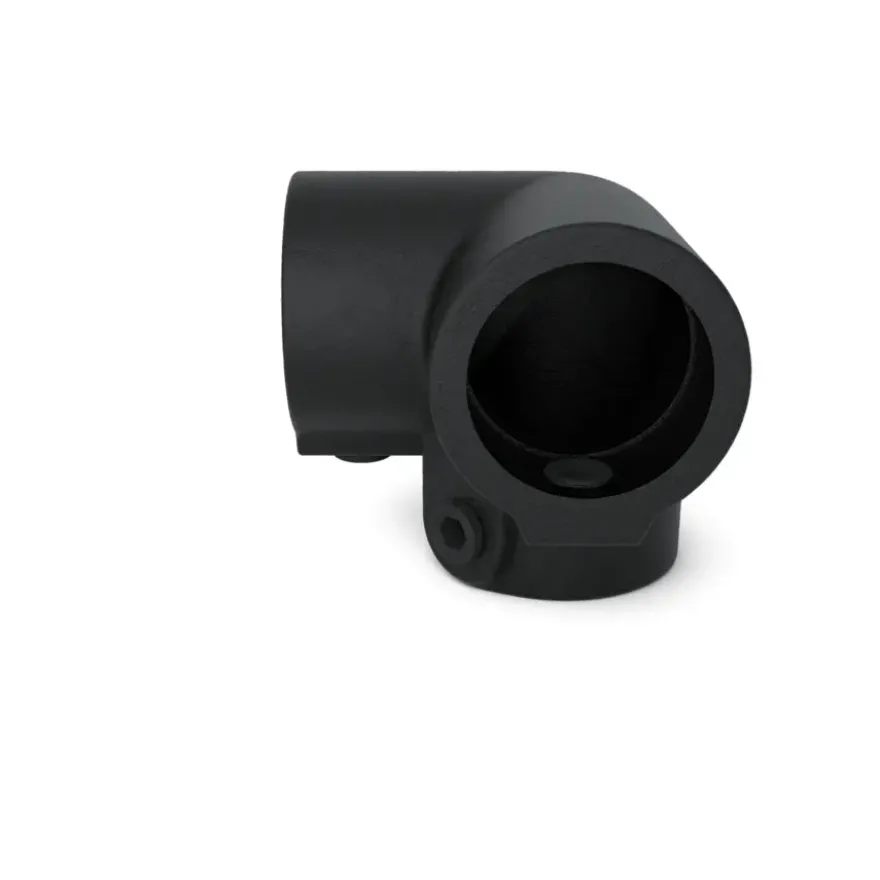 Novidade steigerbuis koppelstuk hoekstuk zwart ø 27 mm