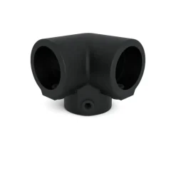 Novidade steigerbuis koppelstuk hoekstuk zwart ΓΈ 21 mm