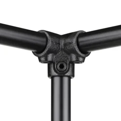 Novidade steigerbuis koppelstuk hoekstuk zwart ΓΈ 42 mm