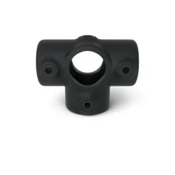 Novidade steigerbuis koppelstuk t-stuk zwart ø 21 mm