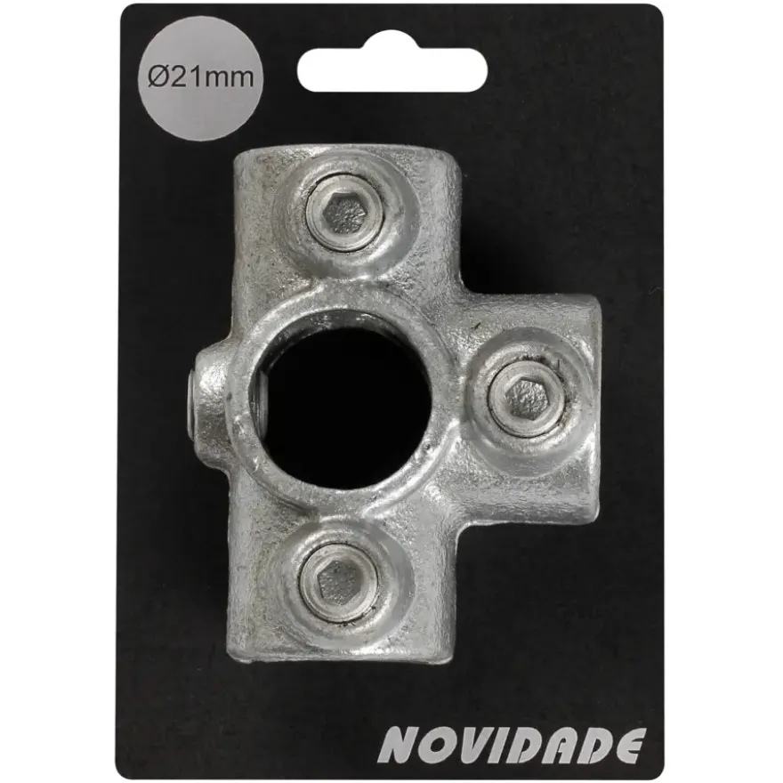 Novidade steigerbuis koppelstuk t-stuk verzinkt ø 21 mm