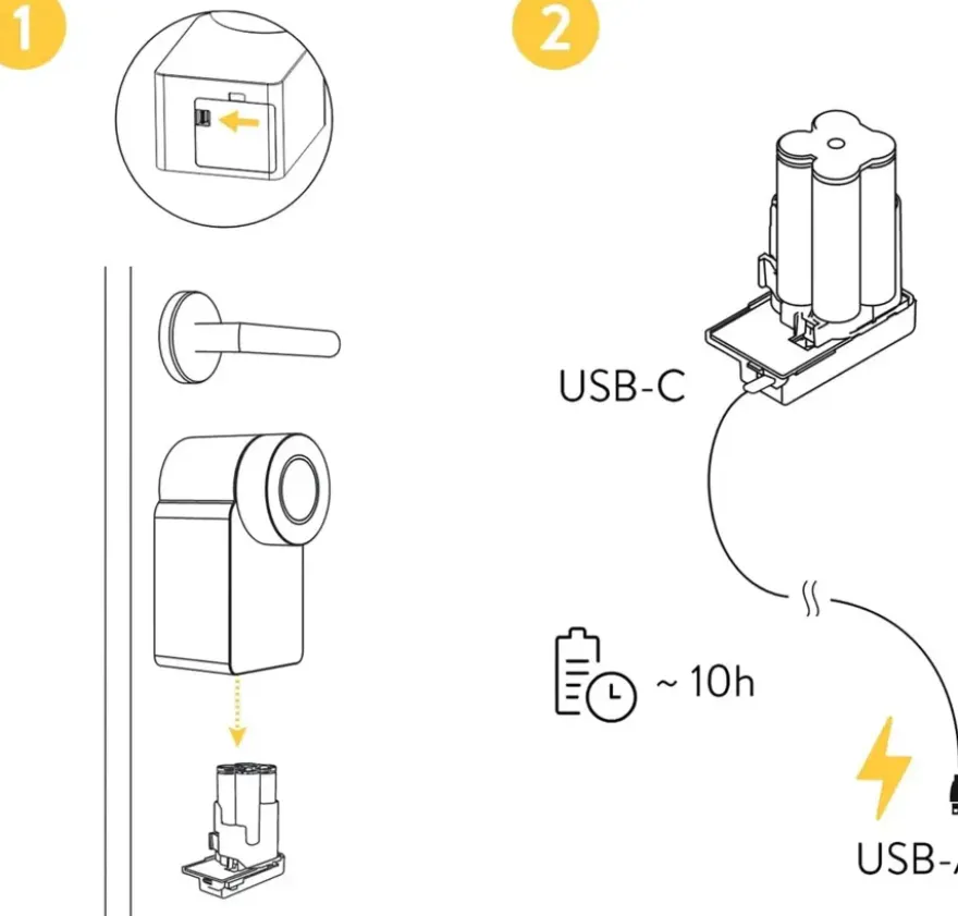 Nuki Power Pack - zwart