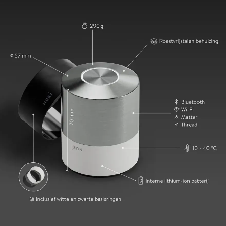 Nuki Smart Lock Pro - slim deurslot