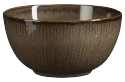 Nusa schaal bruin - h7xd14cm