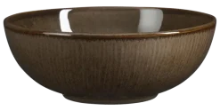 Nusa schaal bruin - h6xd16,5cm