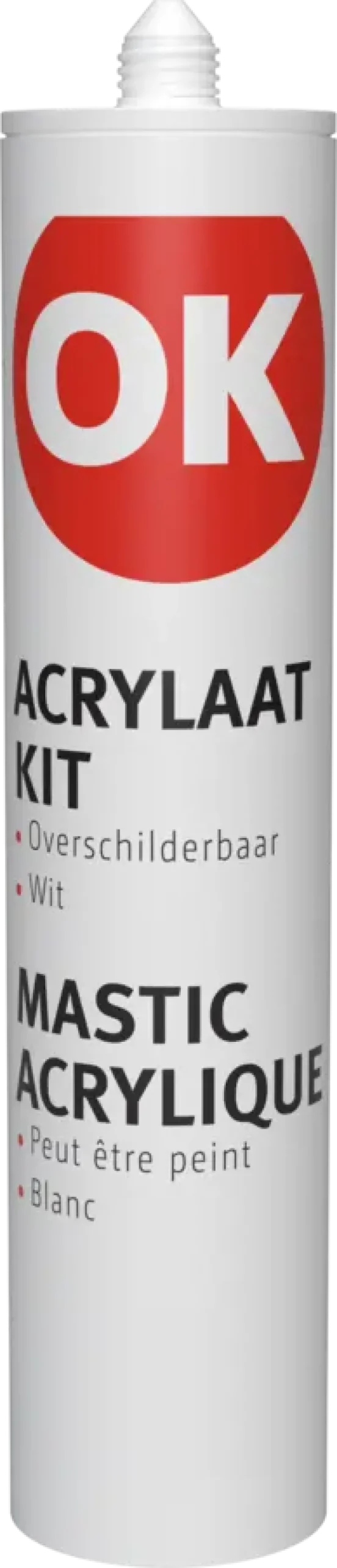 OK Acrylaatkit wit 290 ml