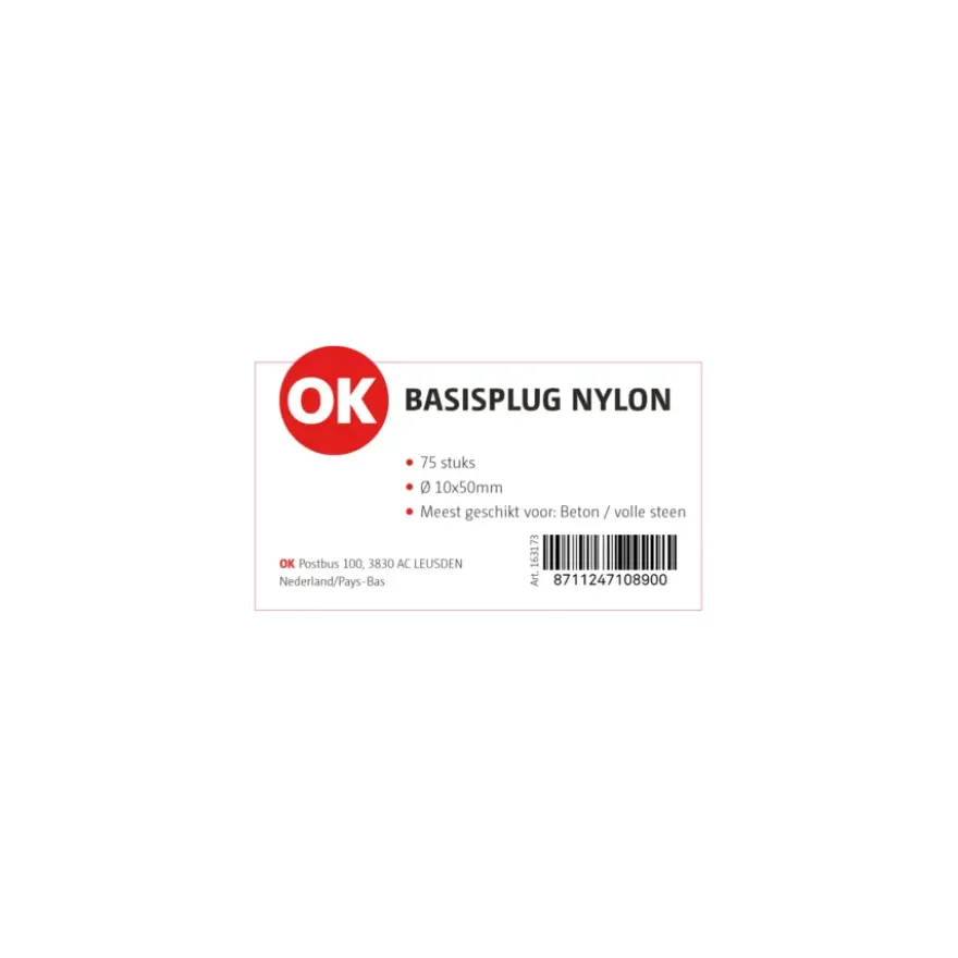 OK Basisplug 10x50mm 75ST