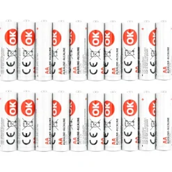 OK Batterij Alkaline AA 20 stuks