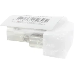 OK Coax stekkerset male/female wit
