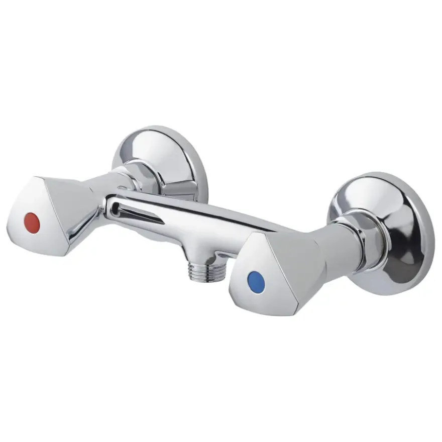 OK Douchekraan 2-knops Chroom 15 cm
