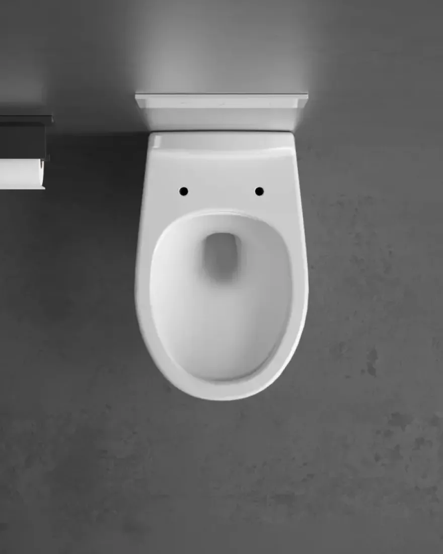 OK hangend toilet zonder zitting wit