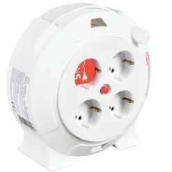 OK Kabelbox 4-voudig Wit 5 Meter