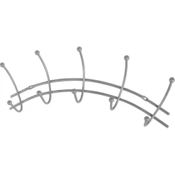 OK kapstok 5 haken Jeanne grijs zamak 450 mm