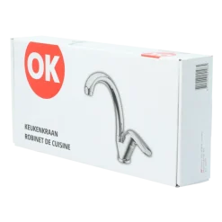 OK éénhendel keukenkraan Chroom