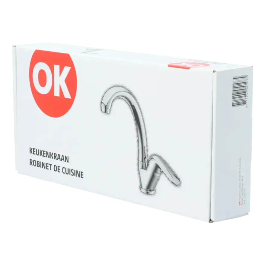 OK éénhendel keukenkraan Chroom