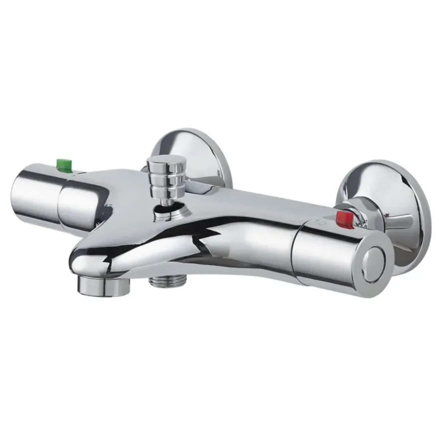 OK Thermostatische Badkraan Chroom 15 cm